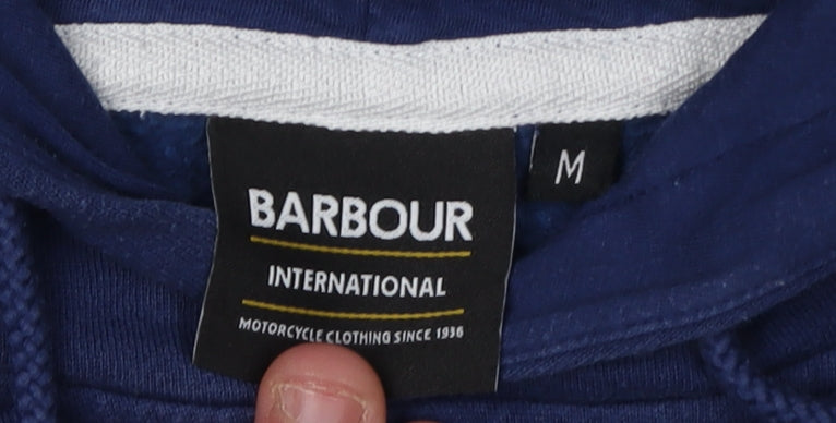 Barbour Men's Blue Pullover Hoodie M