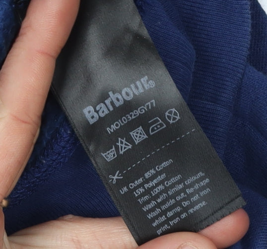 Barbour Men's Blue Pullover Hoodie M