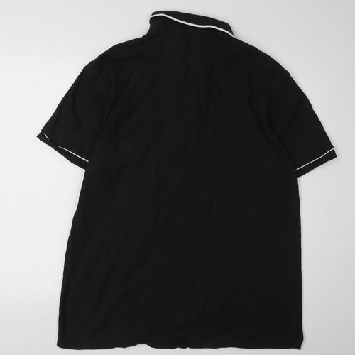 Original Penguin Men's Black Polo, Medium Size, Stylish Casual