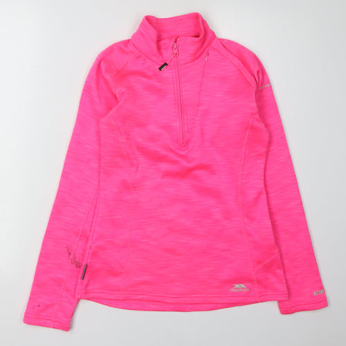 Trespass Women's Pink Henley Sweatshirt XS