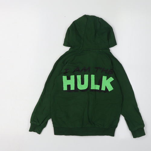 Ultimate Kids Boys Green Hulk Full Zip Hoodie 3-4 Years