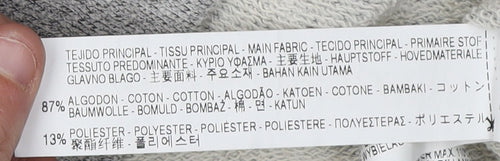 Bershka Women's Grey Floral Graphic Sweatshirt L