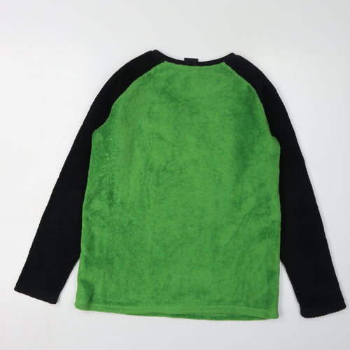 Xbox Boys Green Black Fleece Pyjama Top 11-12 Years