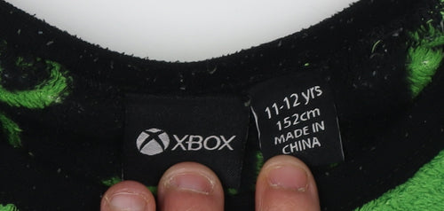Xbox Boys Green Black Fleece Pyjama Top 11-12 Years