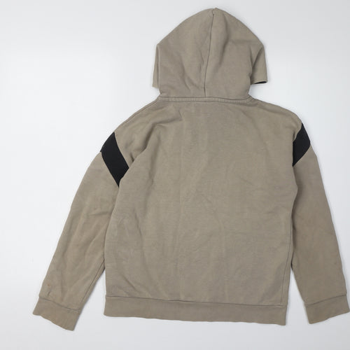 Nike Girls Beige Pullover Hoodie L - Casual & Comfortable