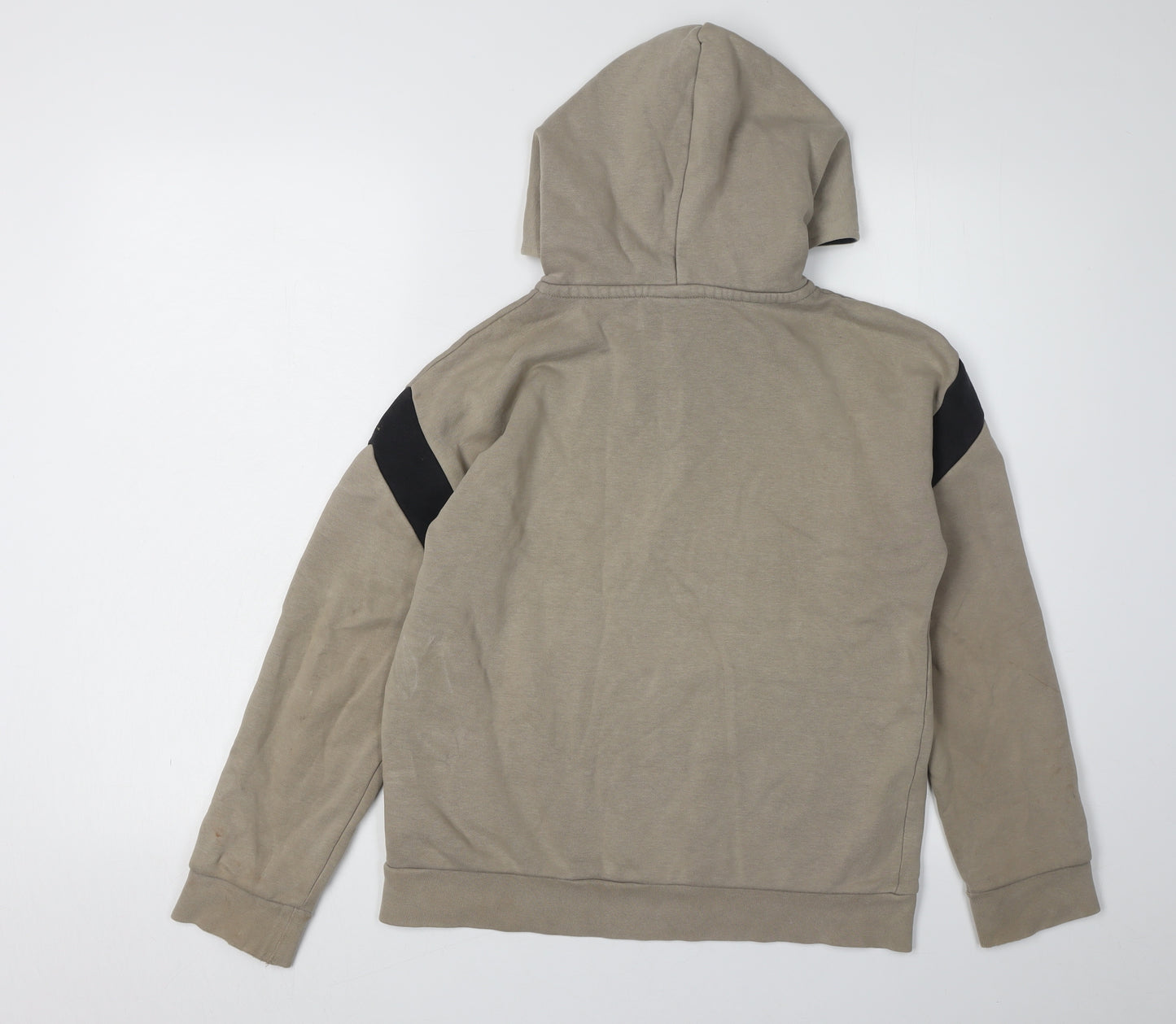 Nike Girls Beige Pullover Hoodie L - Casual & Comfortable
