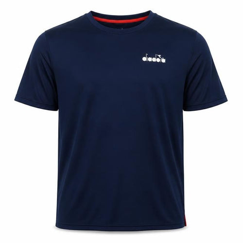 Diadora Men's Blue T-Shirt M Gym & Training Top
