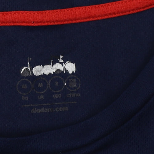 Diadora Men's Blue T-Shirt M Gym & Training Top
