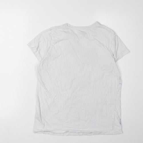 Disney Girls White T-Shirt 12-13Y Mickey & Minnie Graphic