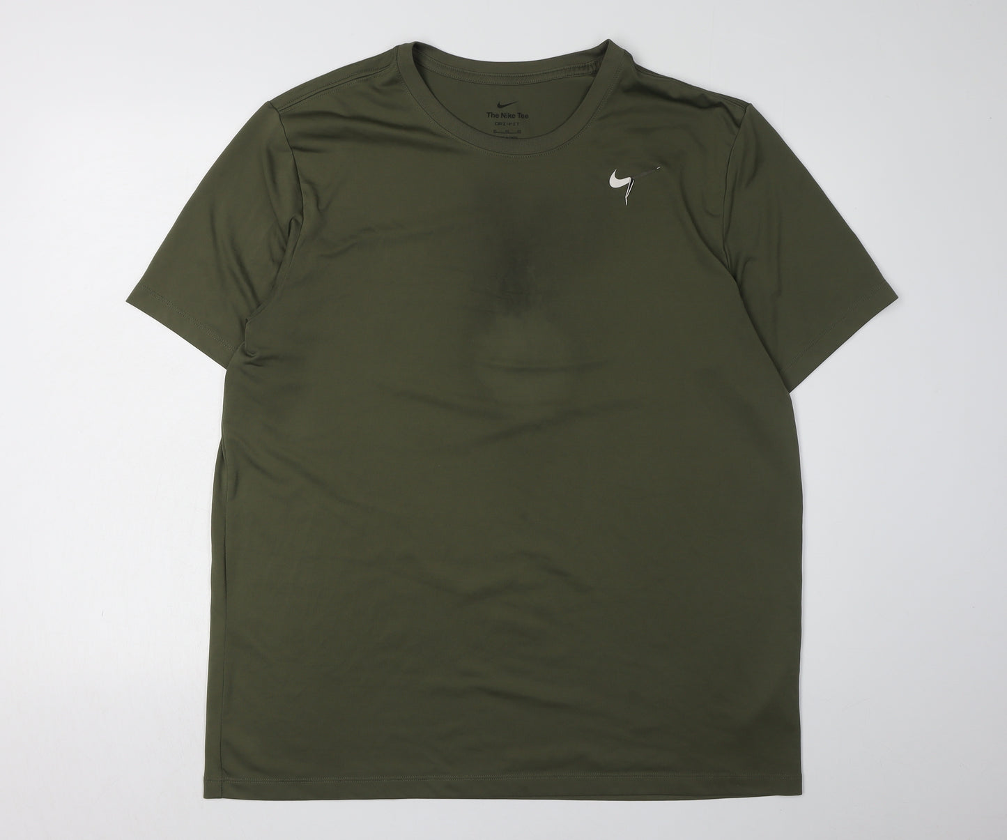 Nike Men's Green XL Dri-Fit Gym T-Shirt