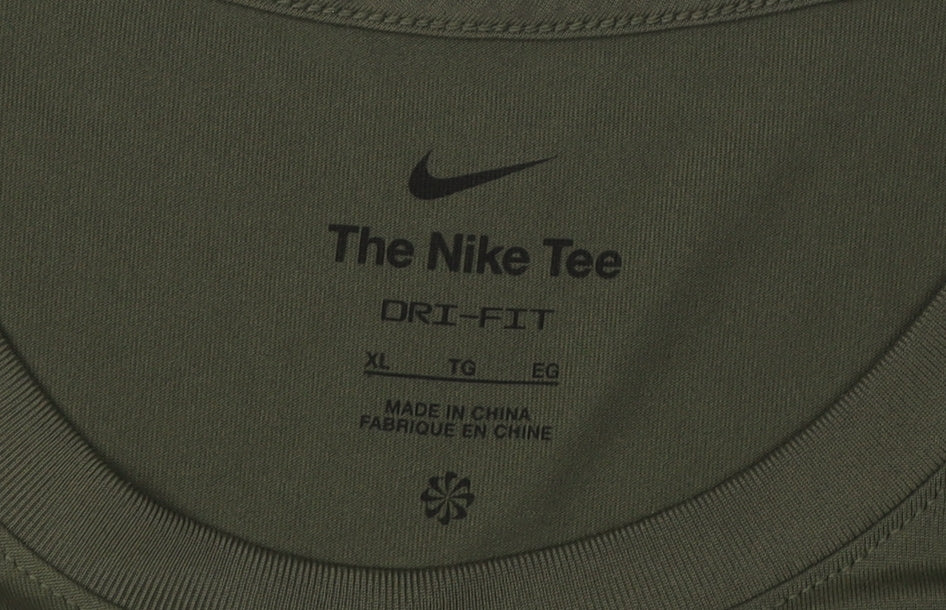 Nike Men's Green XL Dri-Fit Gym T-Shirt