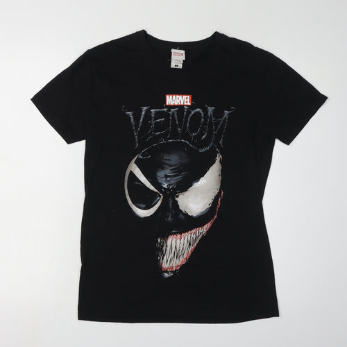Marvel Venom Men's Black Graphic T-Shirt, Size S