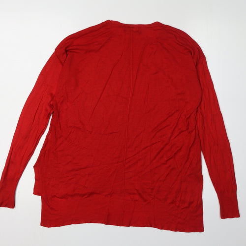 New Look Women's Red Pullover Jumper Size 8