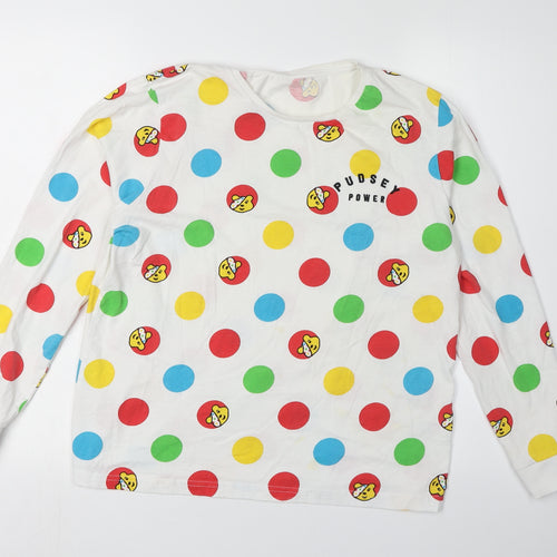 George Teens Multicoloured Pudsey Polka Dot T-Shirt Size 12