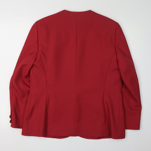Eastex Women's Red Blazer, Size 16, Regular Fit