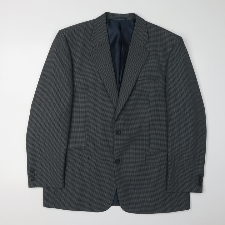 Simon Taylor Men's Green Check Blazer Size 42