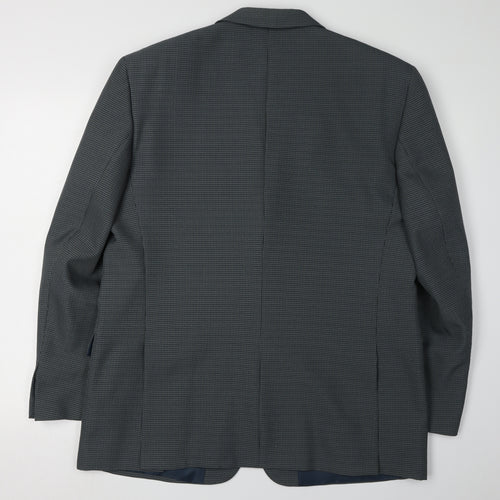 Simon Taylor Men's Green Check Blazer Size 42