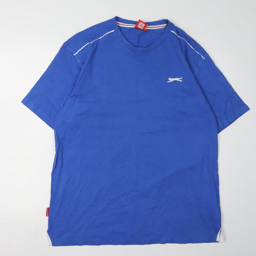Slazenger Men's Blue XL Crew Neck T-Shirt