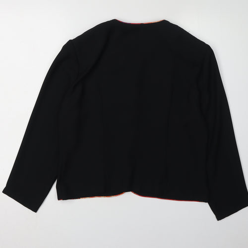 Cipriani Women's Black Suit Jacket Size 14 Polyester