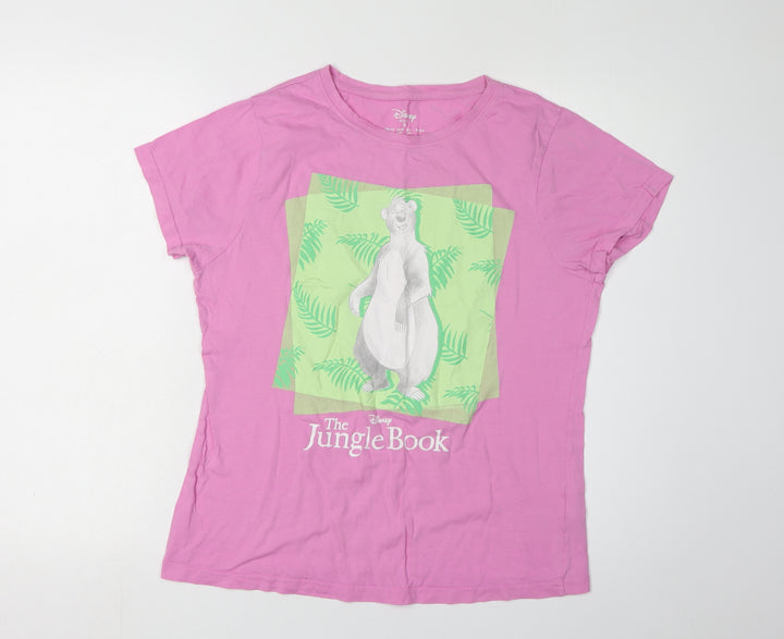 Disney Women's Pink Jungle Book T-Shirt, Size 10-12