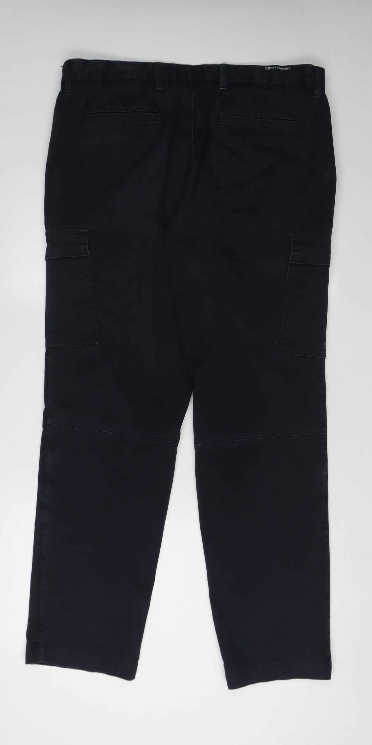 Marks and Spencer Men's Black Cargo Trousers Size 38