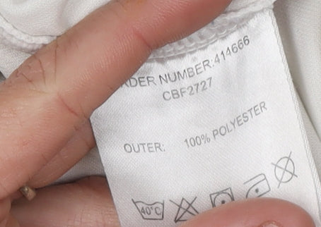 Carbrini Men's White 2XL Shorts with Elastic Waist