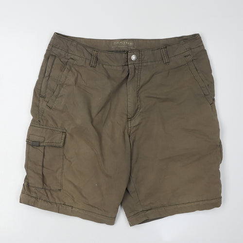 Maine New England Men's Brown Cargo Shorts Size 34