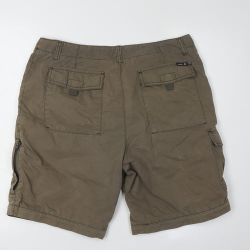 Maine New England Men's Brown Cargo Shorts Size 34