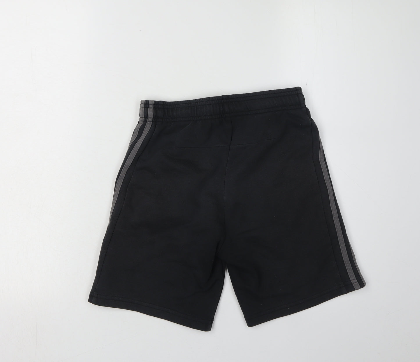 Adidas Boys Black Athletic Shorts 12 Years