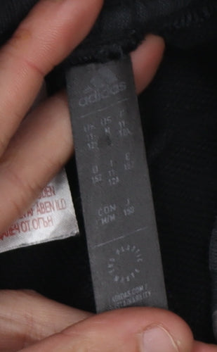 Adidas Boys Black Athletic Shorts 12 Years