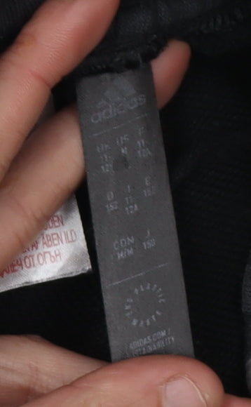 Adidas Boys Black Athletic Shorts 12 Years