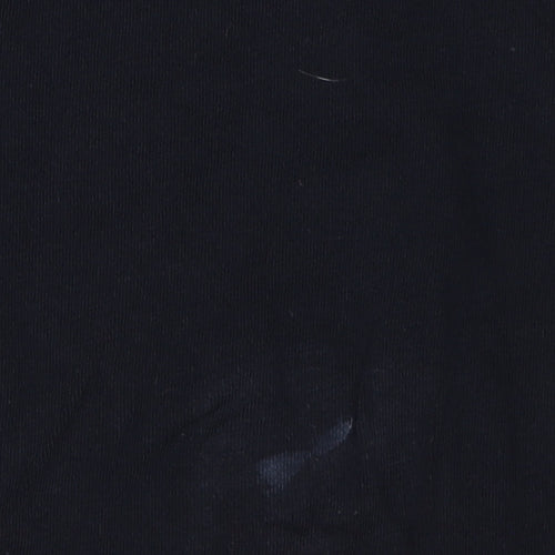 Emporio Armani Men's Black Medium T-Shirt, Logo Accented