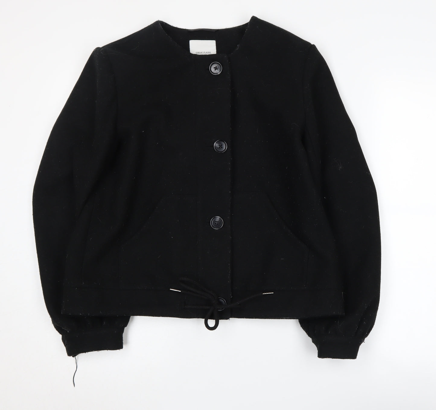 Great Plains Women's Black Short Jacket, Size 10
