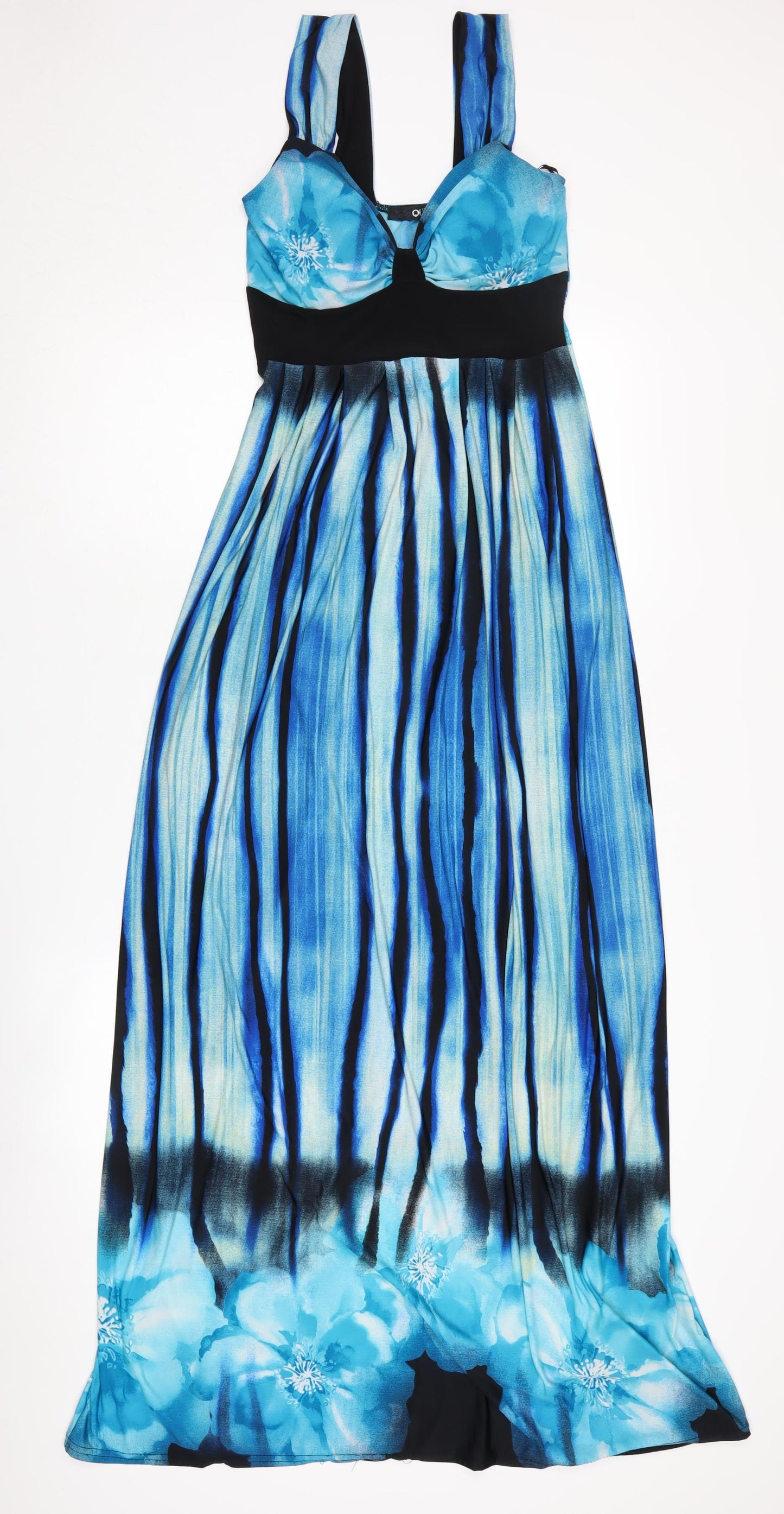 Quiz Women’s Blue Maxi Dress Size 10