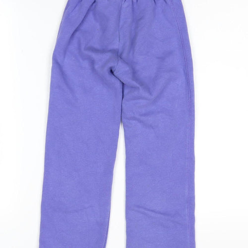 GAP Girls Purple Sweatpants XS Cotton Elastic Waist Casual