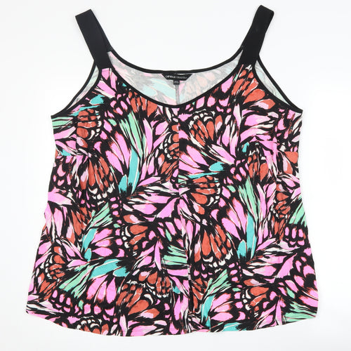Capsule Women's Multicoloured Plus Tank Top