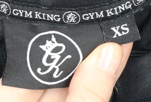 Gym King Men's Black Pullover Hoodie XS