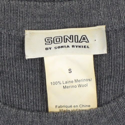 Sonia Rykiel Women's Black & Grey Fit & Flare Dress