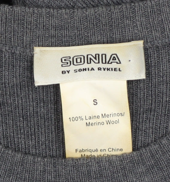 Sonia Rykiel Women's Black & Grey Fit & Flare Dress