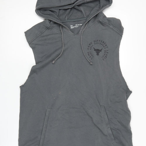 Under Armour Men's Black 2XL Sleeveless Hoodie