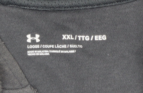 Under Armour Men's Black 2XL Sleeveless Hoodie