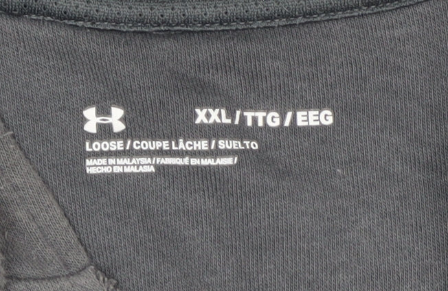 Under Armour Men's Black 2XL Sleeveless Hoodie