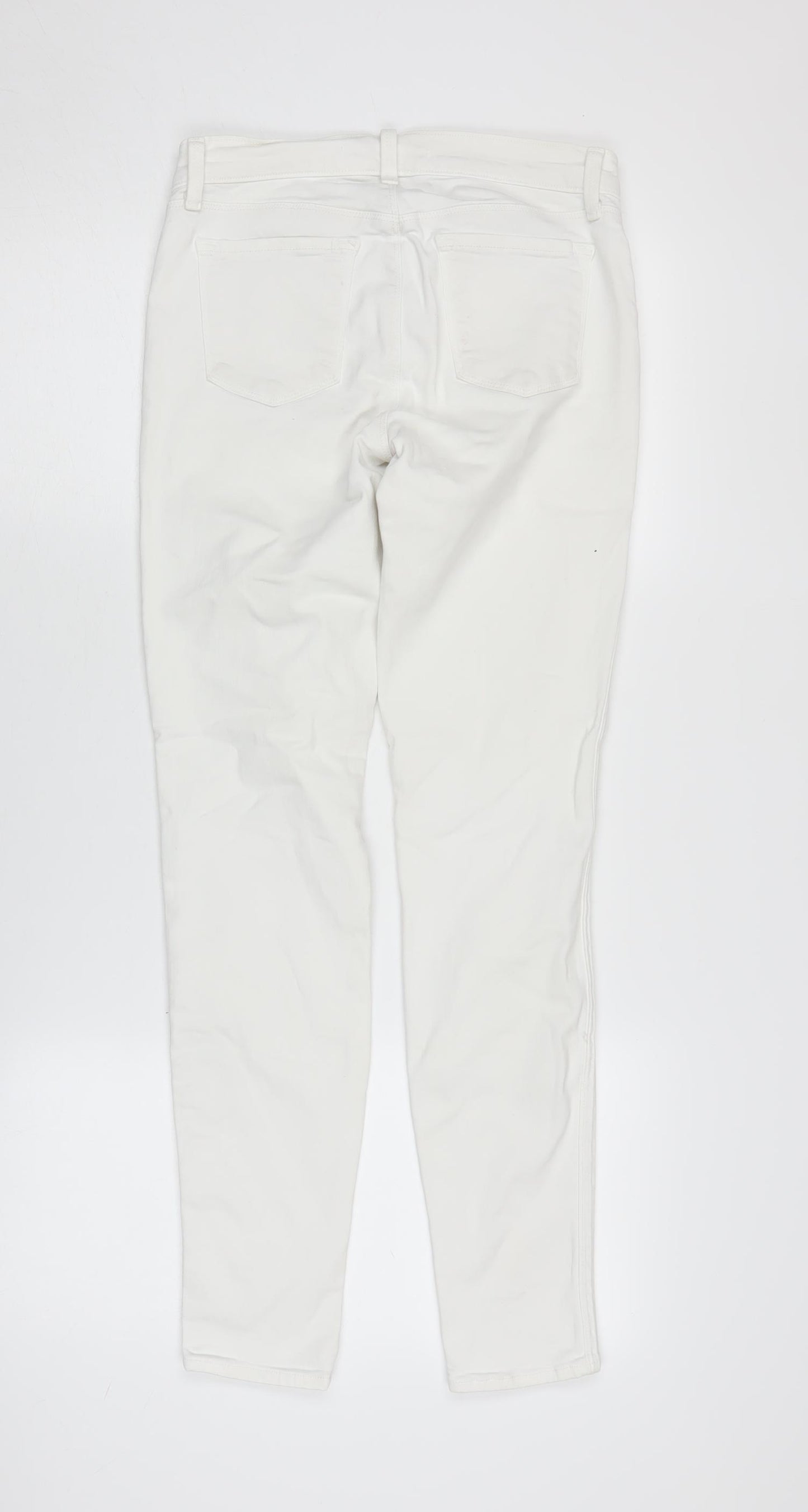 J Brand Women's White Skinny Stretch Jeans Size 26