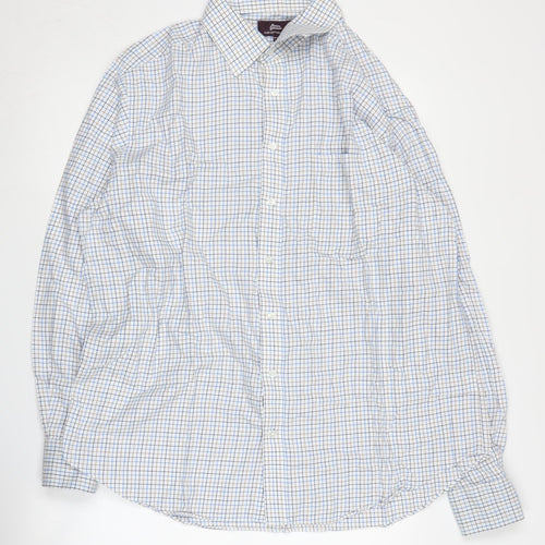 Marks and Spencer Men's Multicoloured Check Shirt 44-45