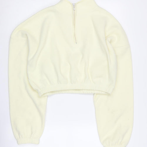 PrettyLittleThing Women’s Ivory Pullover Sweatshirt S