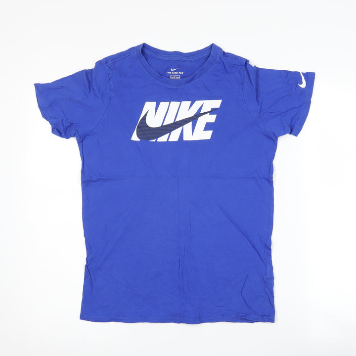 Nike Boys Blue T-Shirt L Athletic Crew Neck Sportswear