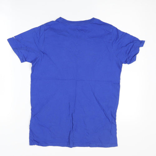 Nike Boys Blue T-Shirt L Athletic Crew Neck Sportswear