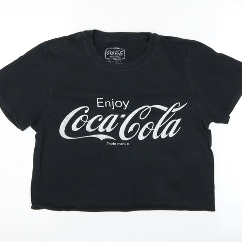 Coca-Cola Unisex Black Graphic T-Shirt M