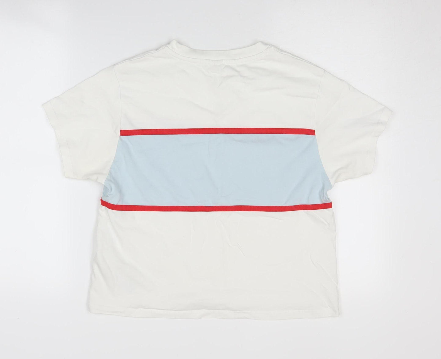 Levi's Women's White 2XS T-Shirt, Casual Crew Neck