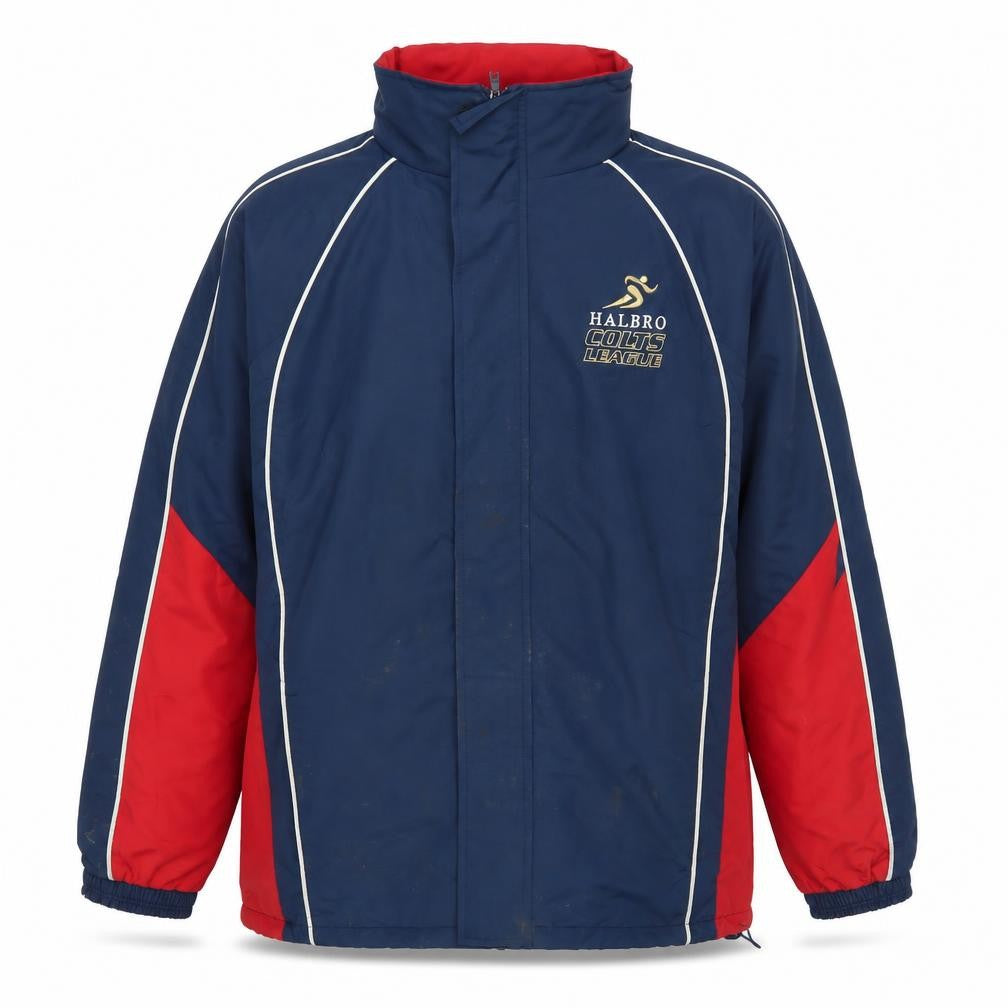 Halbro Men's Blue XL Polyester Windbreaker Jacket
